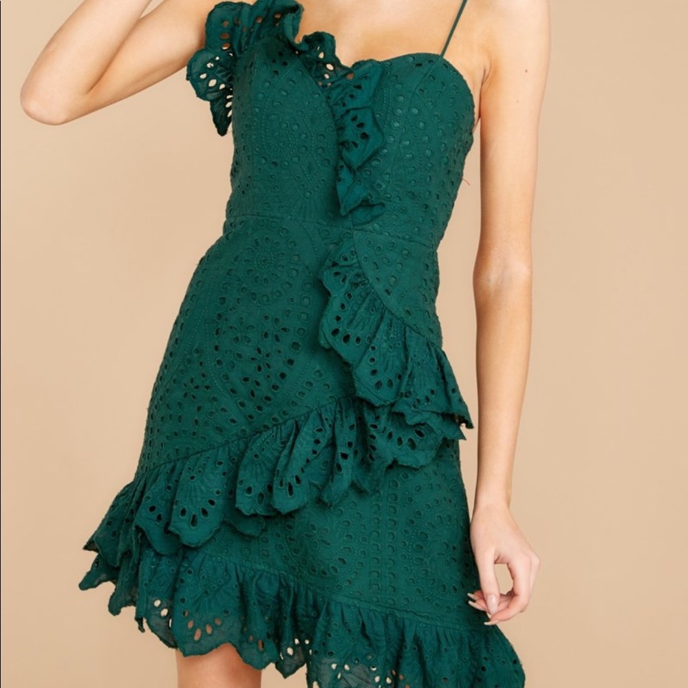 Red Dress Boutique Hunter Green Dress